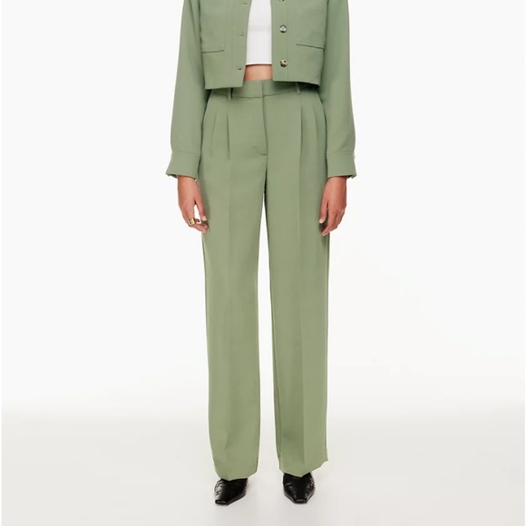 Aritzia Pants & Jumpsuits Aritzia Wilfred Effortless Pant In Sage